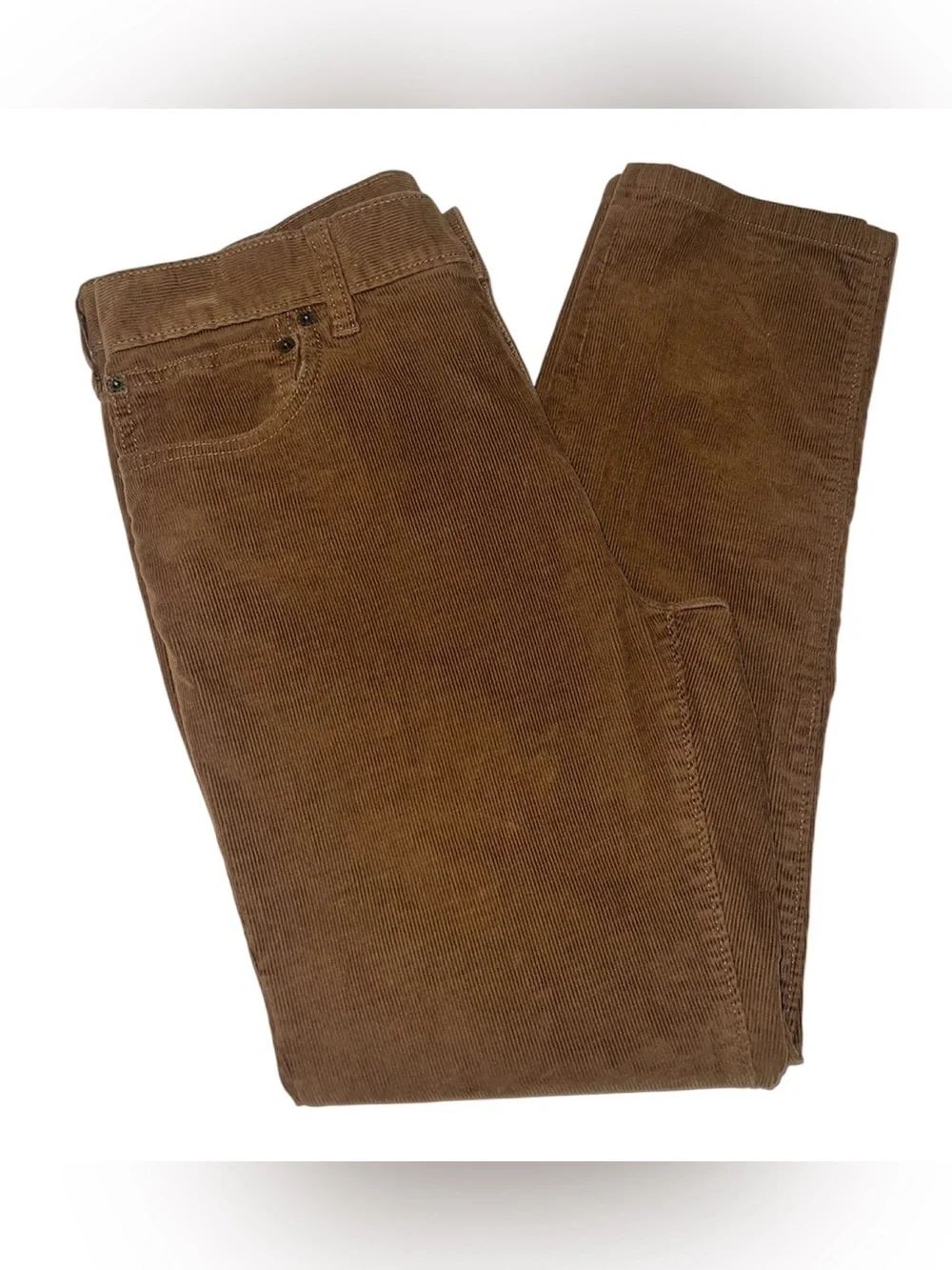 J. Crew Men's Flex Slim Fit Brown Corduroy Pants Sz 30x30